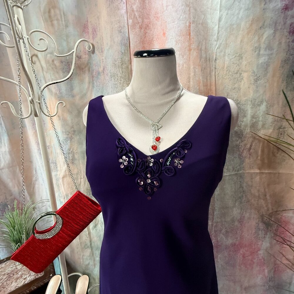 📌S.L. Fashions Elegant & Timeless Beaded Cocktail - Cruise - Bridesmaid Dress - Picture 3 of 16